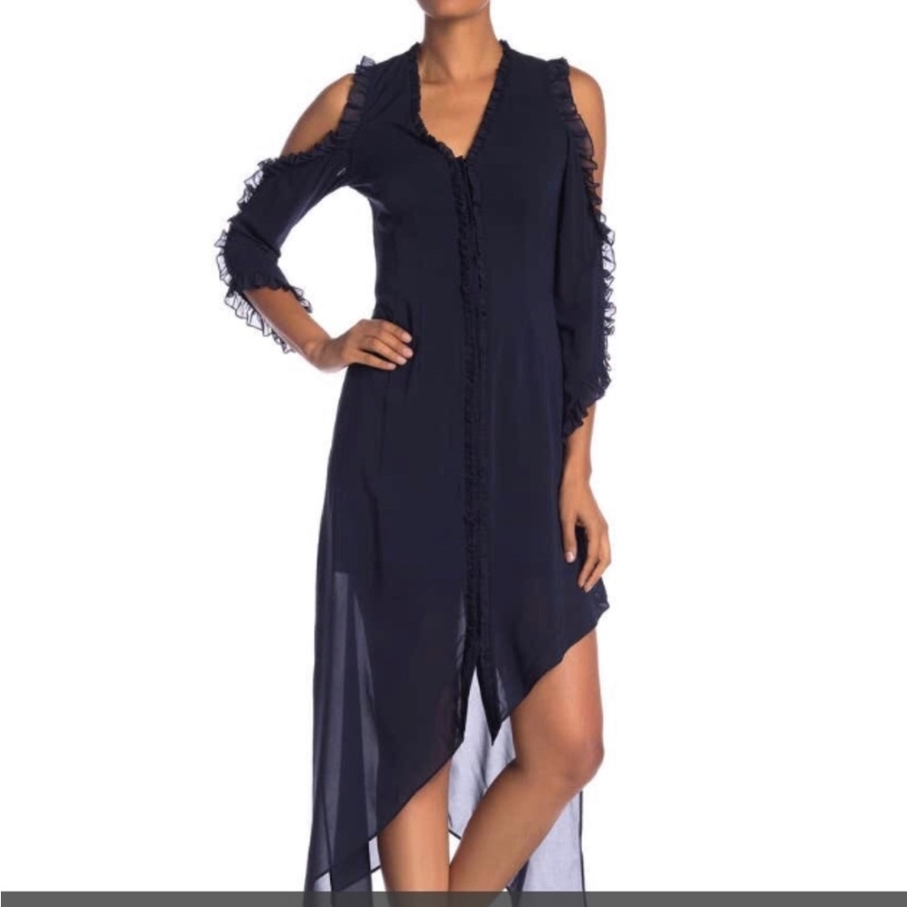 New With Tags Alice and Olivia Claudie Silk Blend Dress size 6